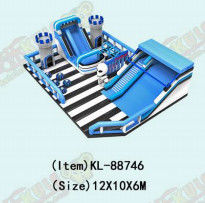 Blu Color Alien Bambini Parco di divertimento Slide gonfiabile Bouncy