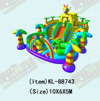 IP personalizzato Bambini colorati Parco giochi Slide gonfiabile rimbalzo