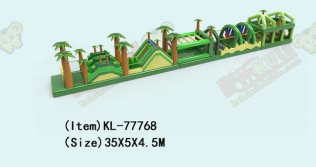 Giungla Tropicale - Gonfiabile Stile Area Giochi per Bambini