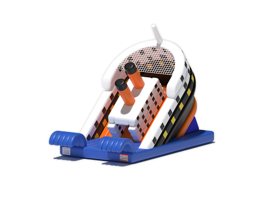 Slide gonfiabili a doppio lato in stile nave con tappo per onde