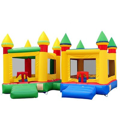 Multiple Colors Inflatable Castles Lightweight And Foldable For Easy Transport With Weight Capacity Up To 500 Lbs Ideal For Events And Parties