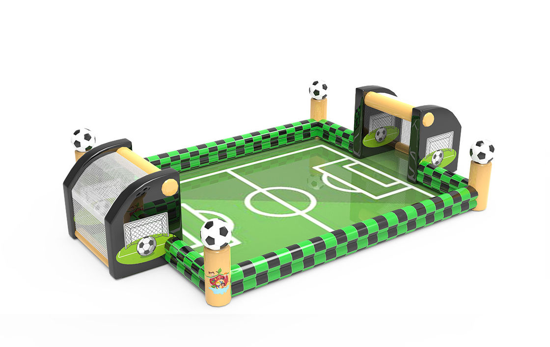 Giochi di calcio interattivi gonfiabili Colore verde per evento