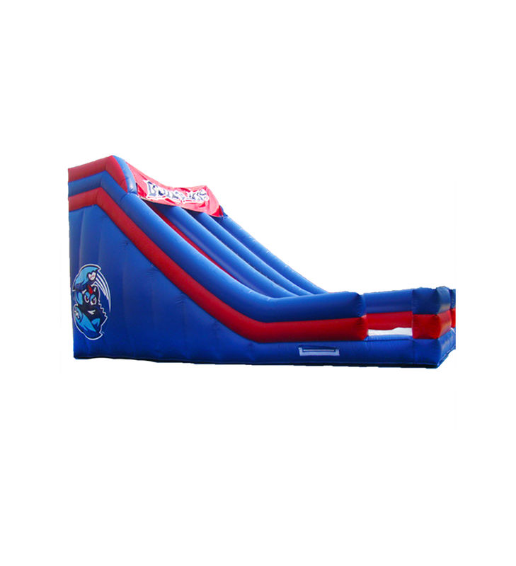 Parco giochi per bambini scivolo gonfiabile blu a noleggio