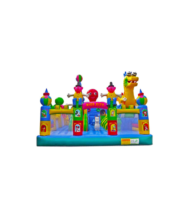 IP personalizzato Bambini colorati Parco giochi Slide gonfiabile rimbalzo