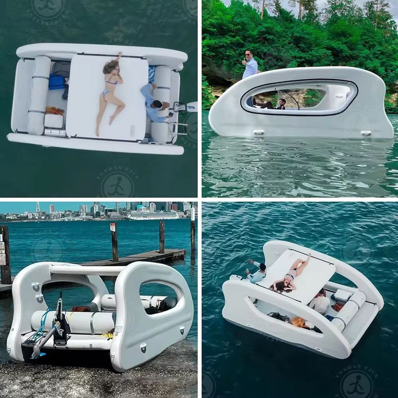 Barca d'acqua portabile gonfiabile in PVC per bambini adolescenti Aldult Famiglia all'aperto