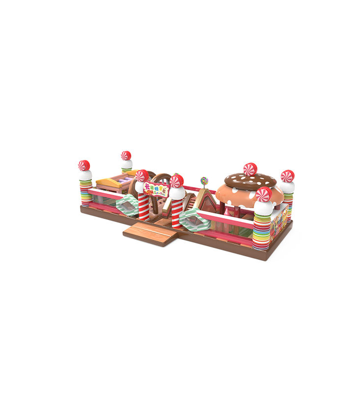 IP personalizzato Bambini colorati Parco giochi Slide gonfiabile rimbalzo