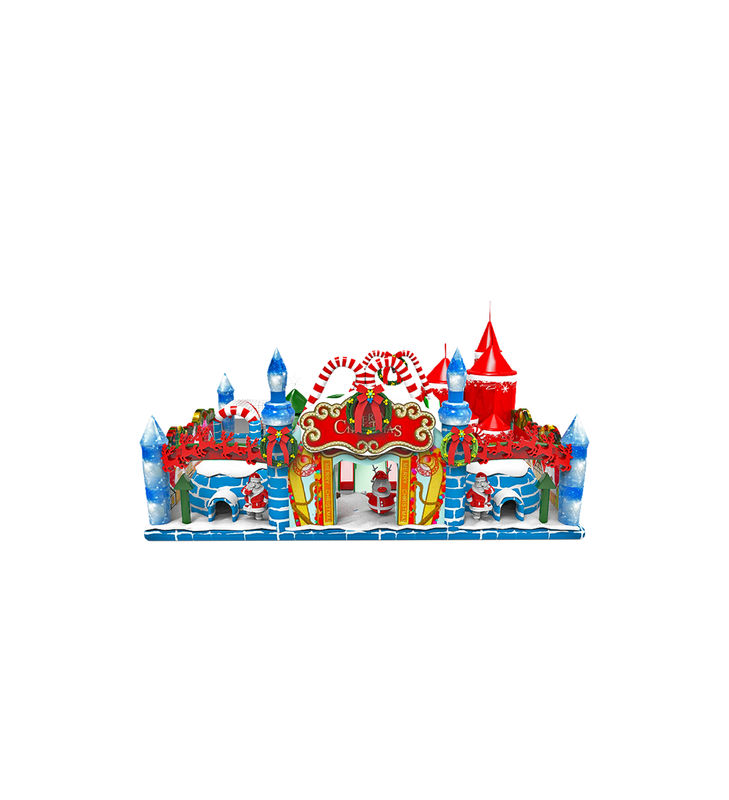 IP personalizzato Bambini colorati Parco giochi Slide gonfiabile rimbalzo