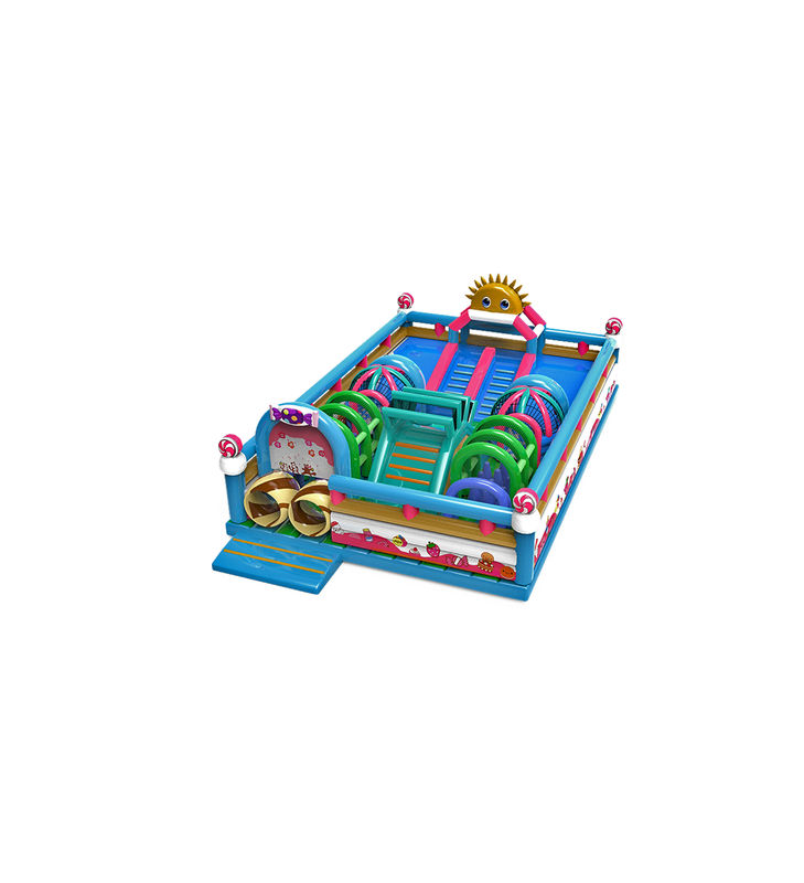 IP personalizzato Bambini colorati Parco giochi Slide gonfiabile rimbalzo