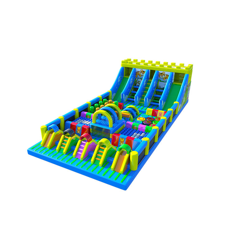 IP personalizzato Bambini colorati Parco giochi Slide gonfiabile rimbalzo