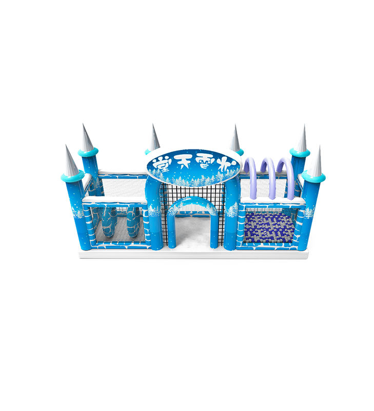 IP personalizzato Bambini colorati Parco giochi Slide gonfiabile rimbalzo