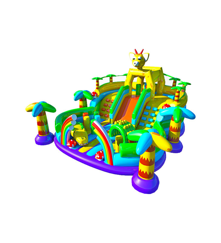 IP personalizzato Bambini colorati Parco giochi Slide gonfiabile rimbalzo
