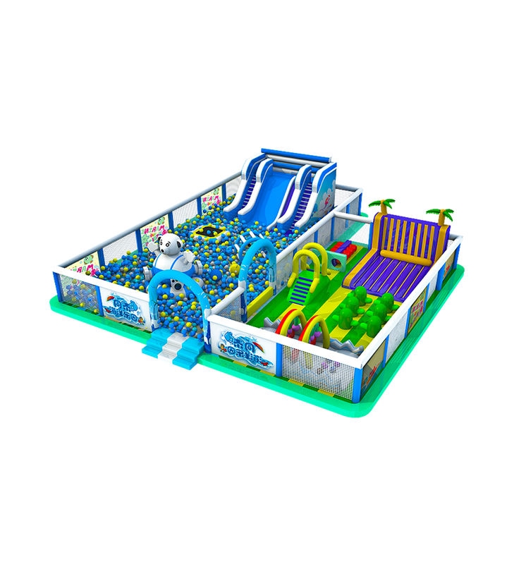 IP personalizzato Bambini colorati Parco giochi Slide gonfiabile rimbalzo
