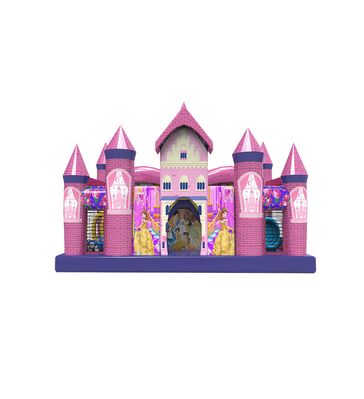 Personalizzazione 10*8*6m Bambini colorati Parco divertimento Slide gonfiabile rimbalzo