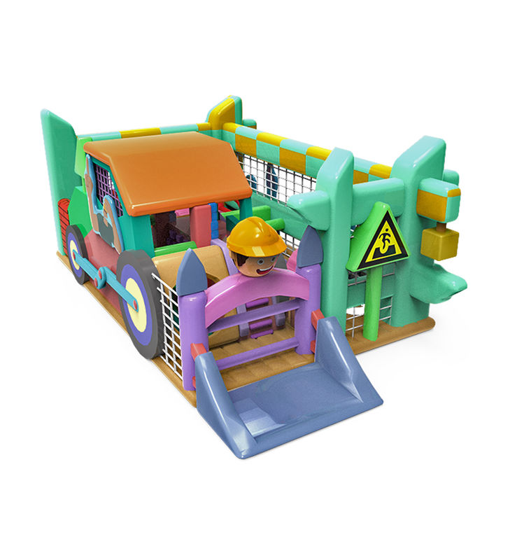 IP personalizzato Bambini colorati Parco giochi Slide gonfiabile rimbalzo