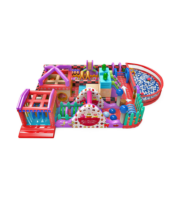 IP personalizzato Bambini colorati Parco giochi Slide gonfiabile rimbalzo