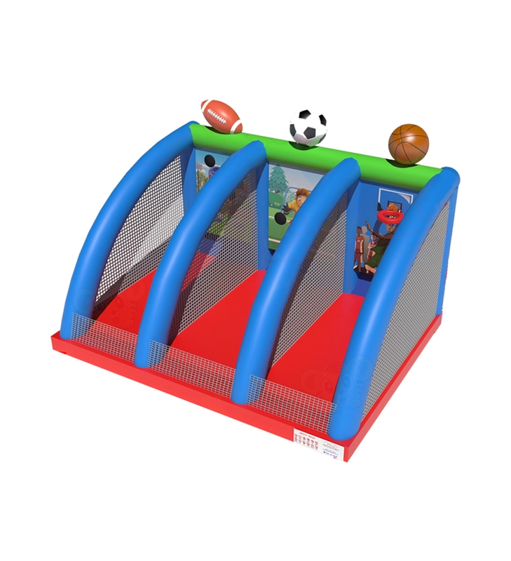 3 - Gonfiabile Sportivo Colore - Palla Bloccata - Campo da Gioco Sport di Tiro