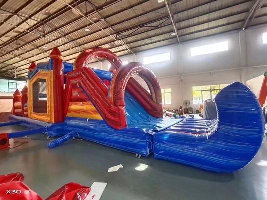 Bambini casa gonfiabile rimbalzo e scivolo personalizzato con tappo piscina